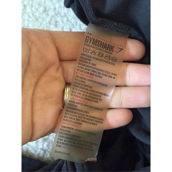 Gymshark Women’s High-Waist Joggers size XS Black Drawstring - Picture 4 of 6